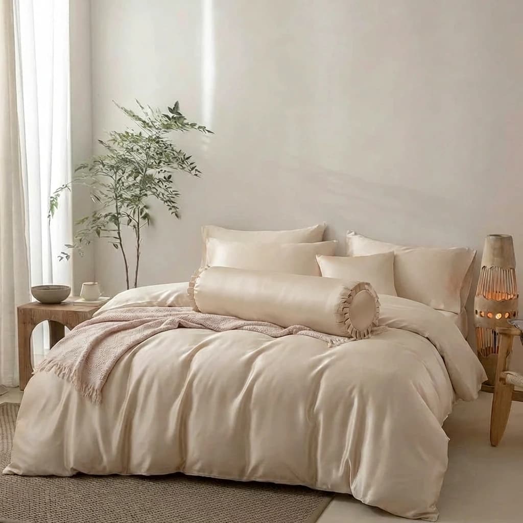 Bộ Trơn Chăn Ga Gối 5 món