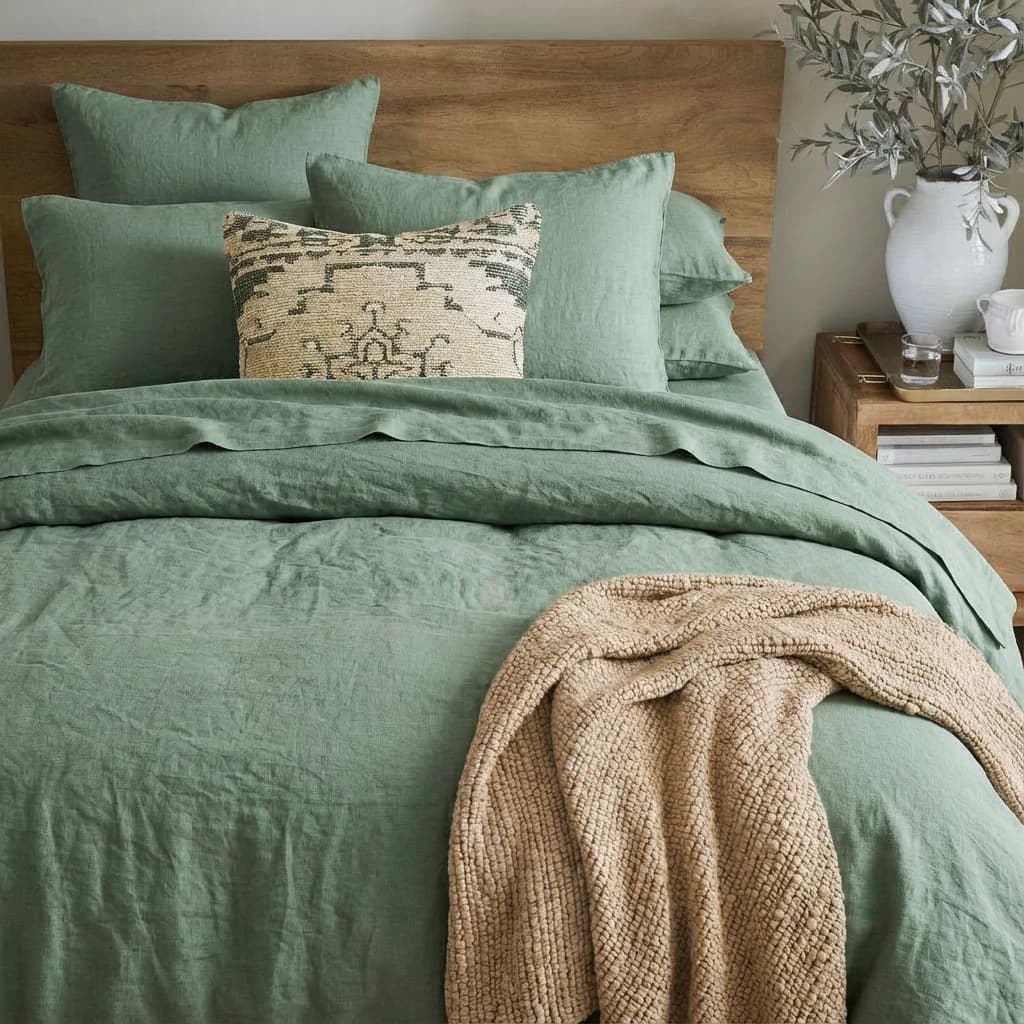 Chăn Ga Gối Mền Washed Cotton