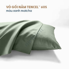 Vỏ Gối Lụa Tencel 60s Màu Trơn
