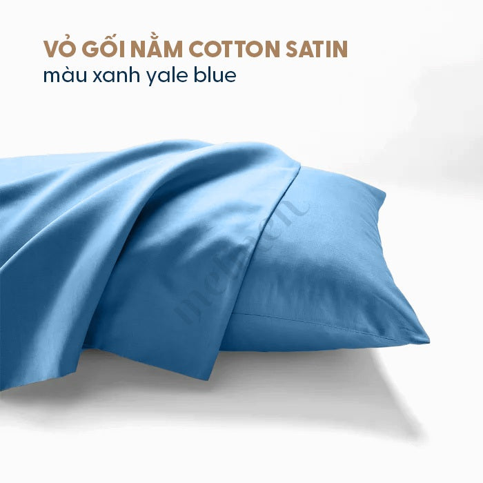 Vỏ Gối Cotton Satin Màu Trơn