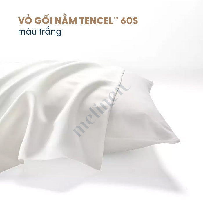 Vỏ Gối Lụa Tencel 60s Màu Trơn