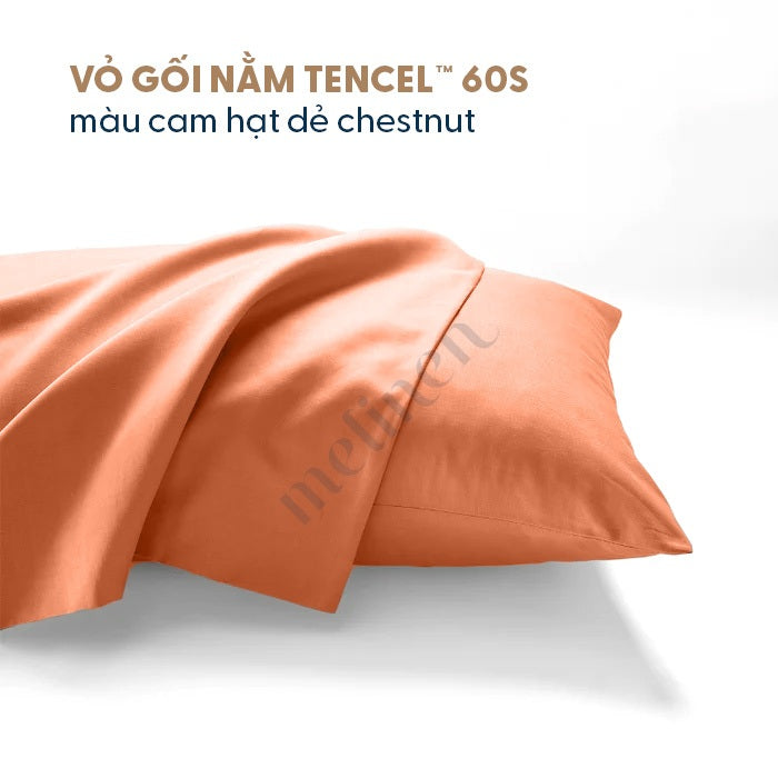 Vỏ Gối Lụa Tencel 60s Màu Trơn