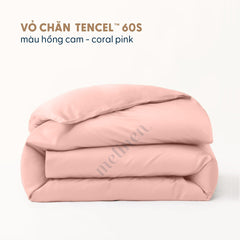 Vỏ Chăn Cotton Satin Màu Trơn