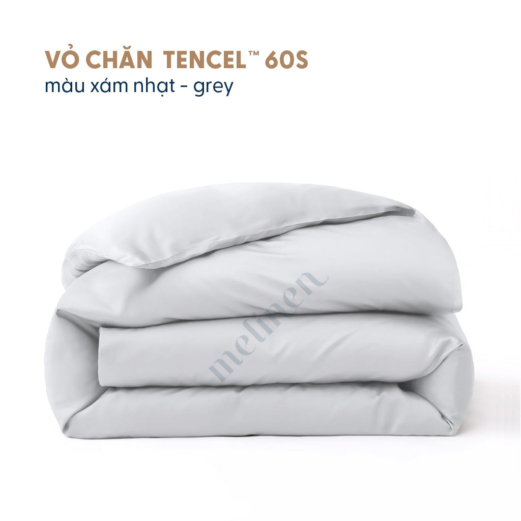 Vỏ Chăn Lụa Tencel 60s Màu Trơn