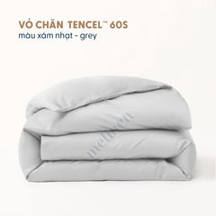 Vỏ Chăn Lụa Tencel 60s Màu Trơn