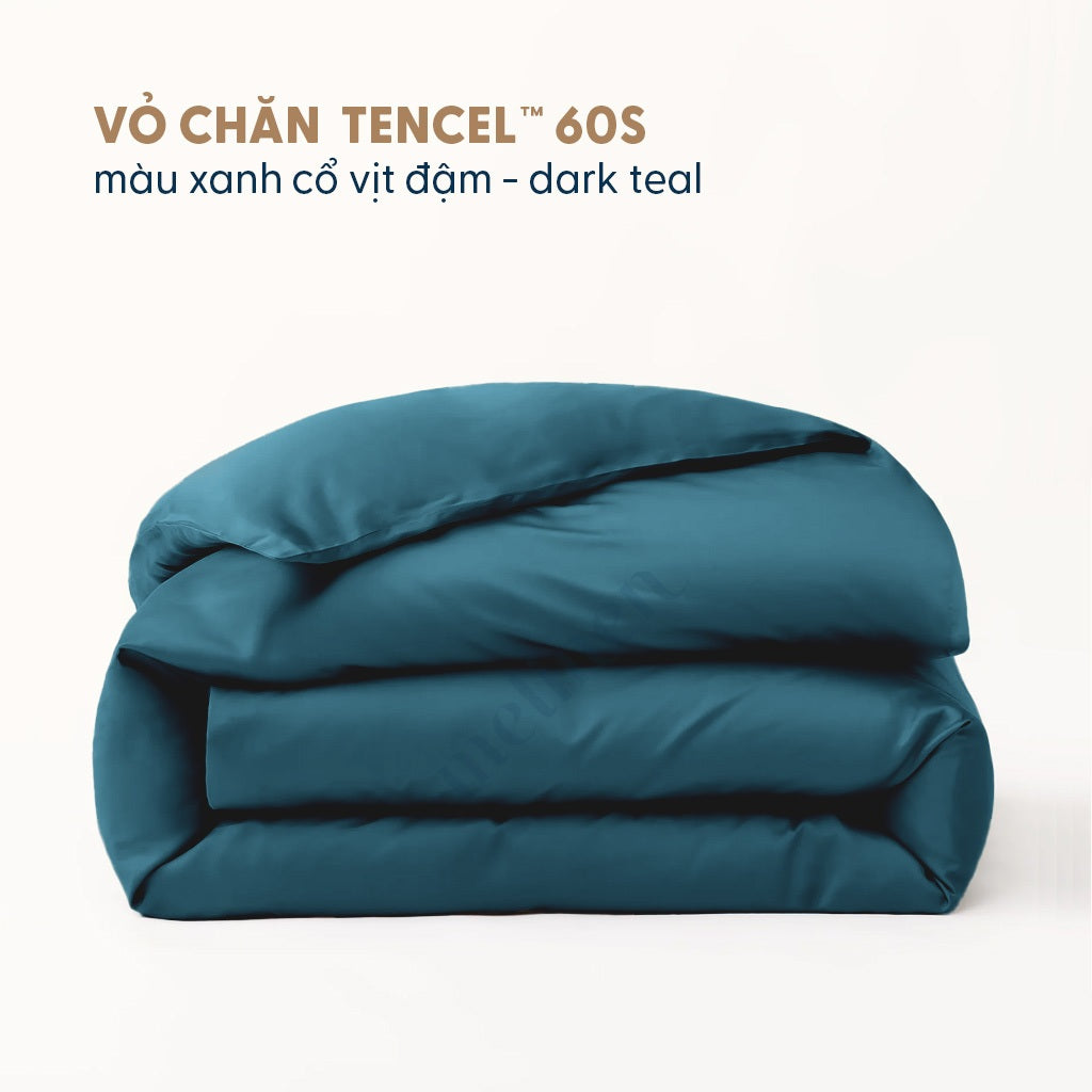 Vỏ Chăn Lụa Tencel 60s Màu Trơn