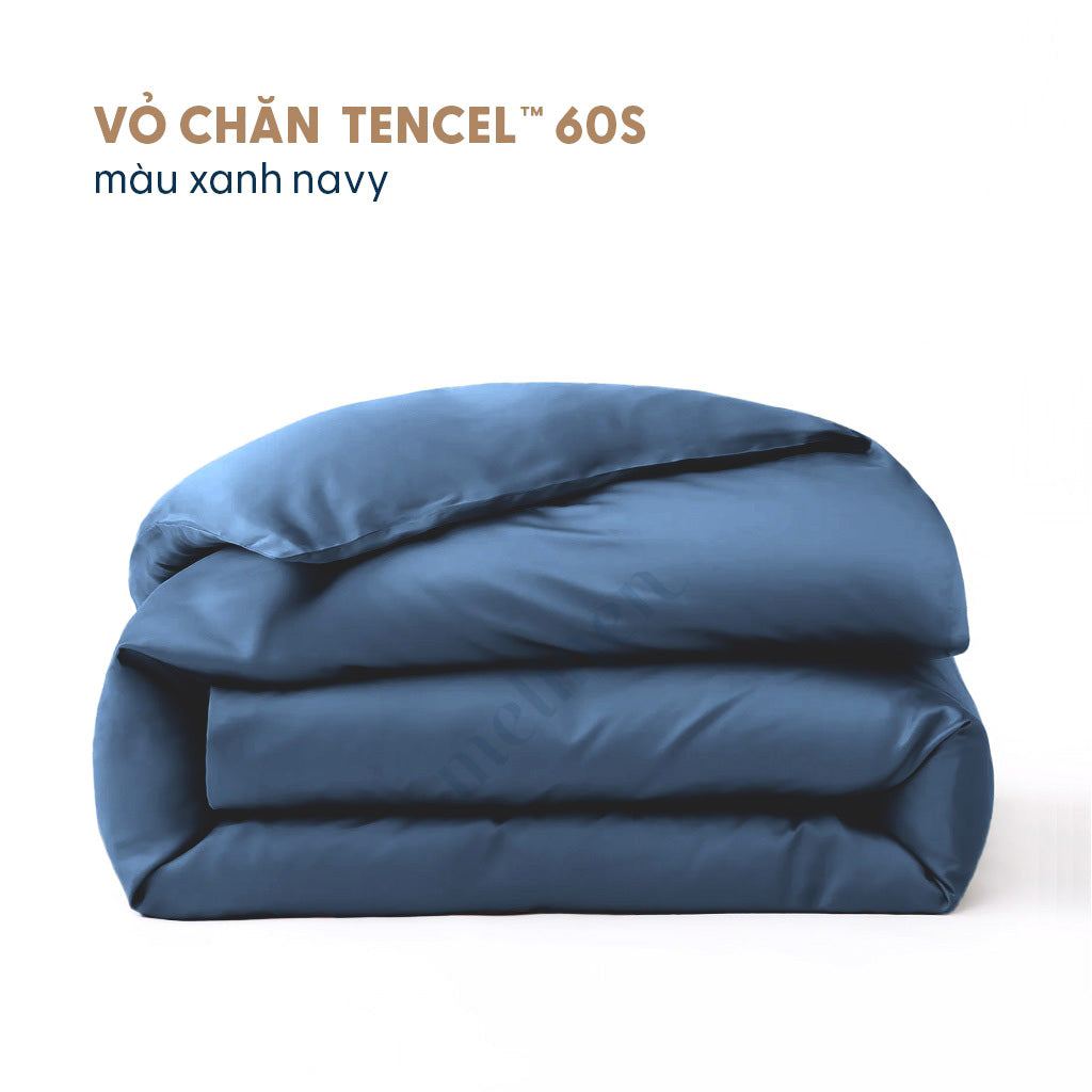 Vỏ Chăn Lụa Tencel 60s Màu Trơn