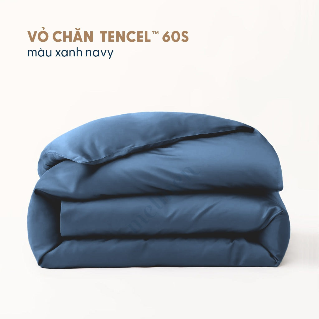 Vỏ Chăn Lụa Tencel 60s Màu Trơn
