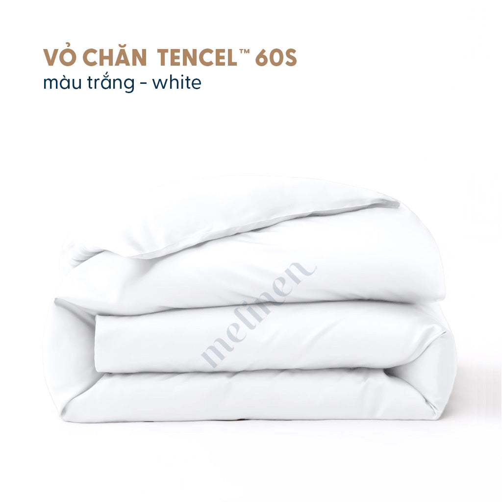 Vỏ Chăn Lụa Tencel 60s Màu Trơn