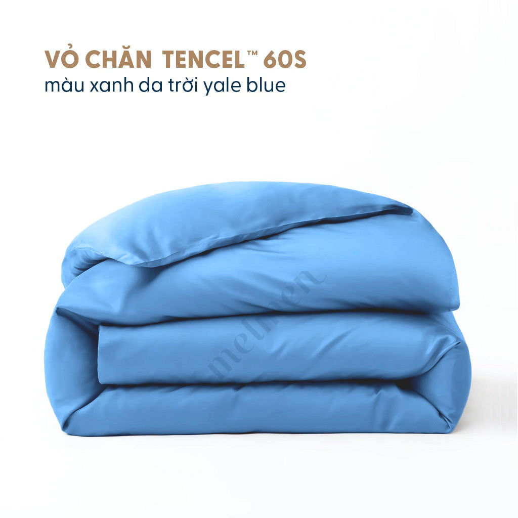 Vỏ Chăn Lụa Tencel 60s Màu Trơn