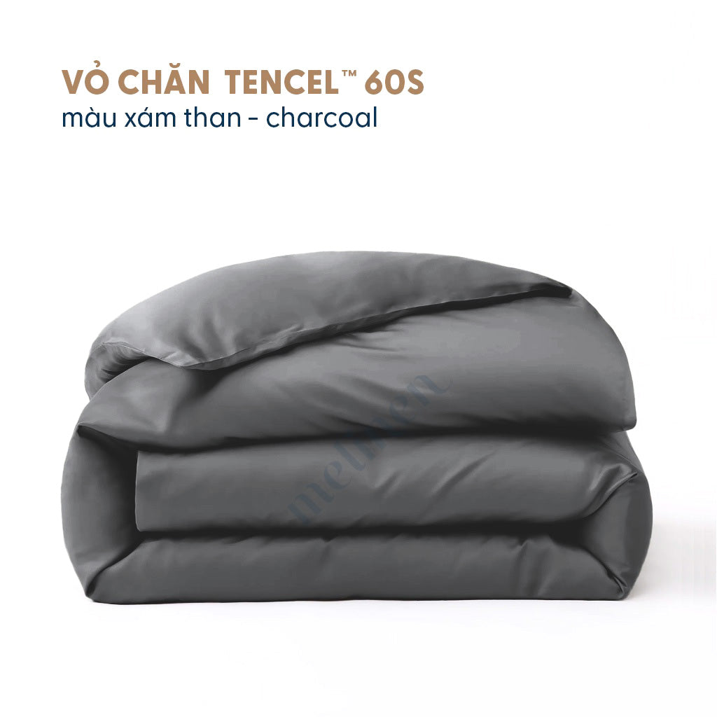 Vỏ Chăn Lụa Tencel 60s Màu Trơn