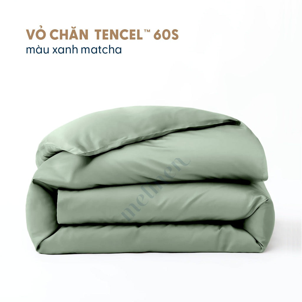 Vỏ Chăn Lụa Tencel 60s Màu Trơn