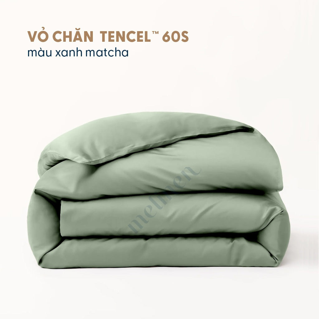Vỏ Chăn Lụa Tencel 60s Màu Trơn