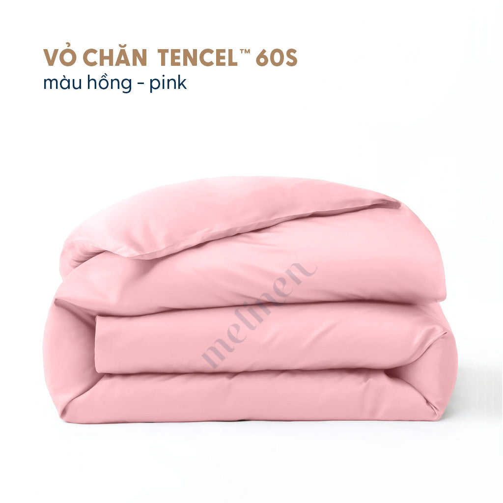 Vỏ Chăn Lụa Tencel 60s Màu Trơn