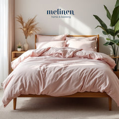 Bộ Ga Gối 3 món Cotton Satin Màu Trơn