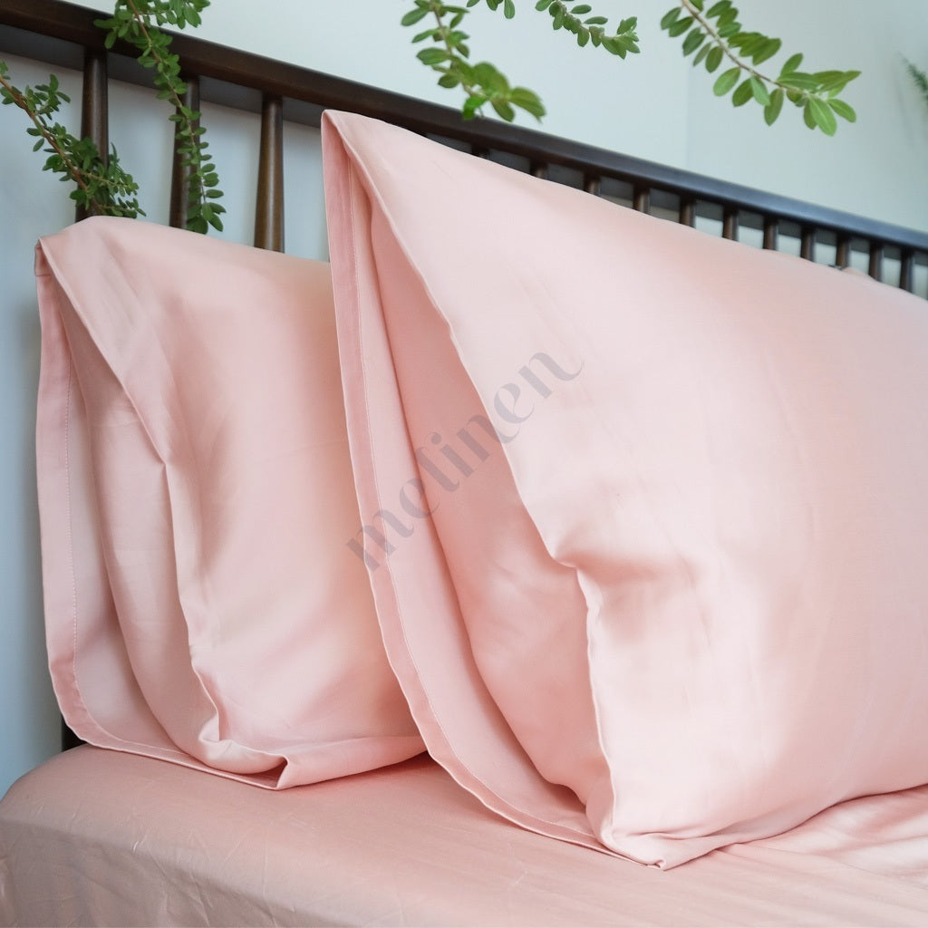 Vỏ Gối Lụa Tencel 60s Màu Trơn