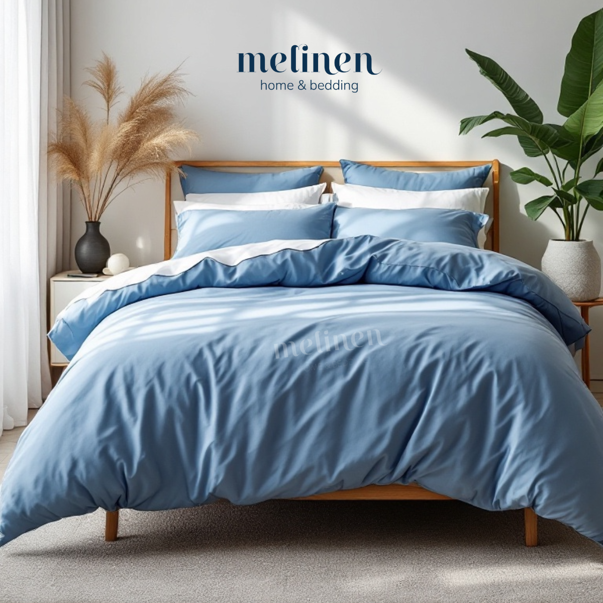 Ga Giường Lụa Tencel 60s Màu Trơn